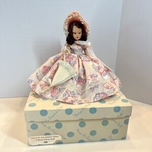 VTG Bisque FL Nancy Ann Storybook Doll #190 'A SHOWER GIRL FOR APRIL' w/Box